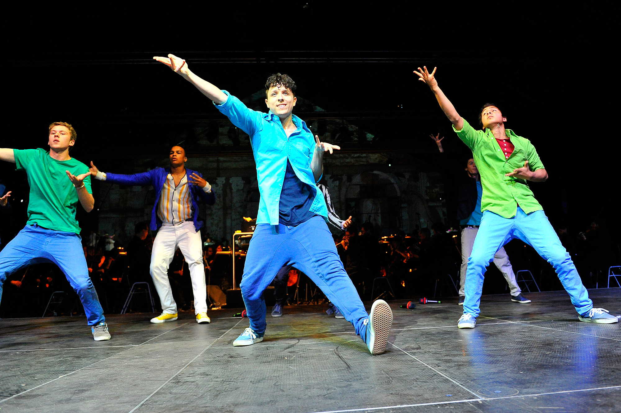 Hip Hop meets Classic; Crossover-Musical des SWR Sinfonieorchesters in Kooperation mit PAN.OPTIKUM; Regie & Bhne: Sigrun Fritsch (PAN.OPTIKUM), Musikalische Leitung: Francois-Xavier Roth (SWR), Rap-Coach, Choreografie: Robin Haefs, Kostme: Susana Duarte Pinto,